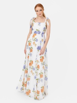 Anaya with Love Recycled Floral Strappy Maxi Dress 